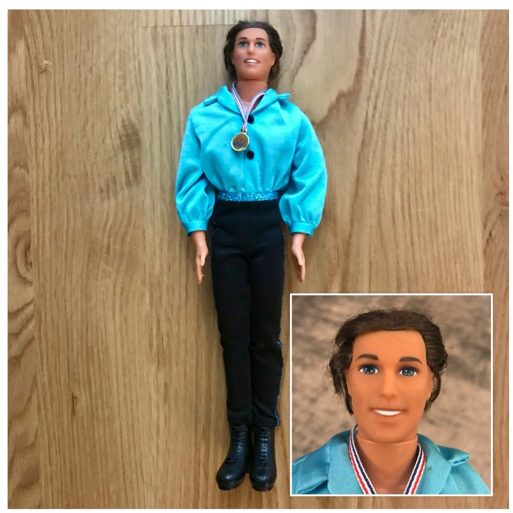 Vintage Barbie 1997 USA Olympic Skater KEN